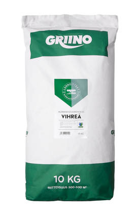 Griino vihre 10kg - Nurmikon siemenet - 6417687001109