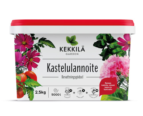 Kastelulannoite 2,5kg - Lannoitteet - 6433000600859 - 1