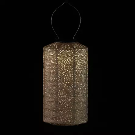 Aurinkokennolyhty Paisley Cylinder - Aurinkokennolyhdyt - 8721042323910 - 2