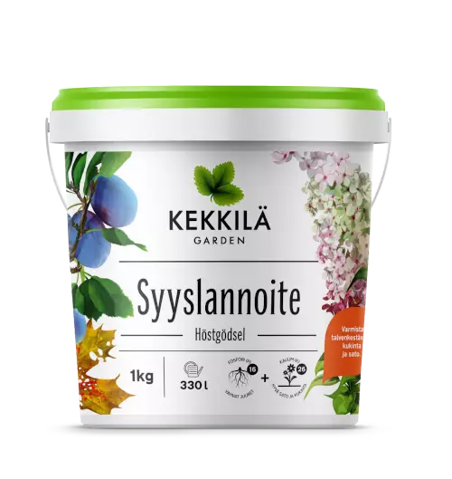 Syyslannoite 1 kg, kastelulannos - Lannoitteet - 6433000600910 - 1