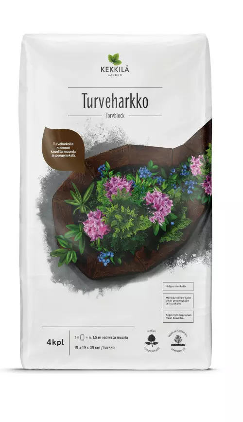 Kekkilän turveharkko (4kpl/pkt) - Turpeet - 6433000001182 - 1