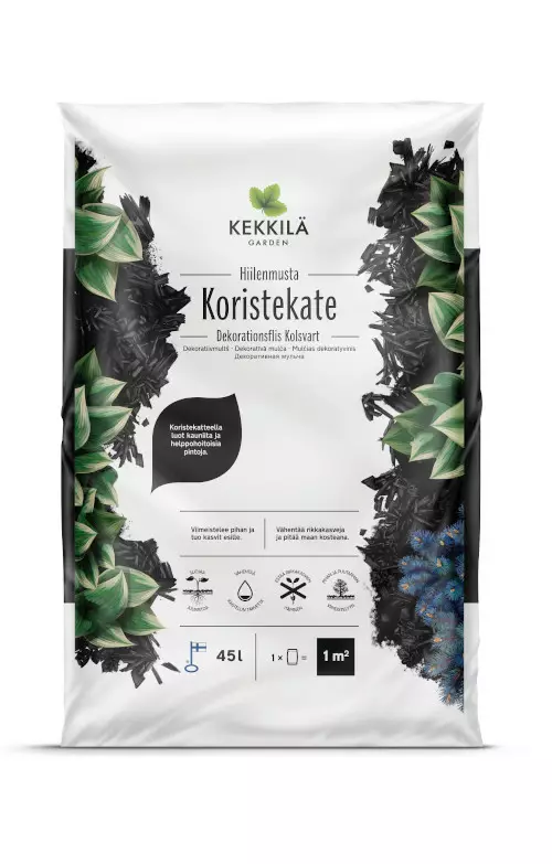 Koristekate Hiilenmusta 45L - Katteet - 6433000100922 - 1
