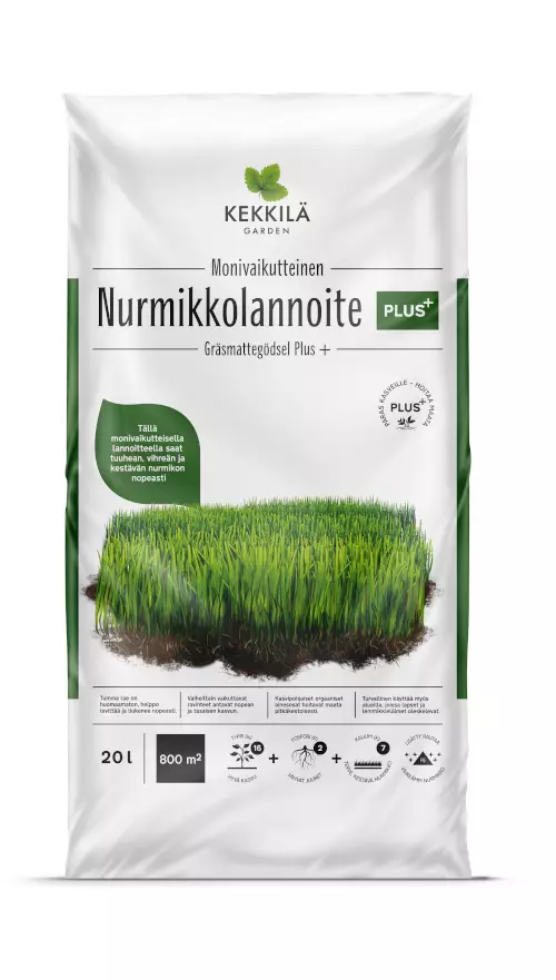 Nurmikkolannoite +20L - Lannoitteet - 6433000623612 - 1