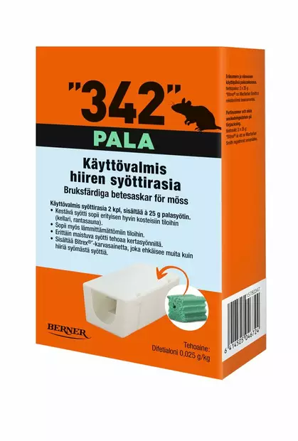 Syöttirasia 2 kpl, palasyötti 25 g - Tuholaiset - 6414505046724 - 1