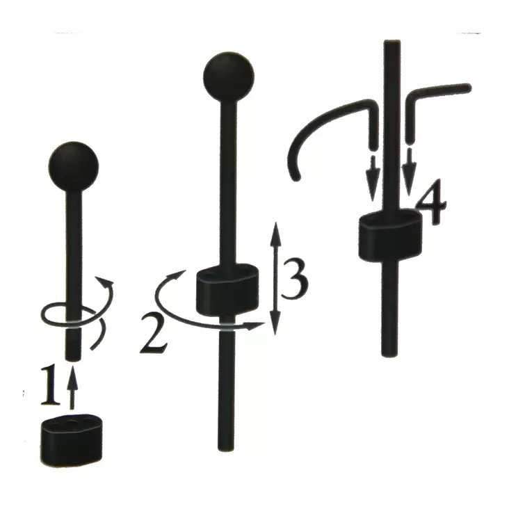 Peacock tuki, kaksiosainen liitin - Kasvintuenta - 0702633094004 - 1