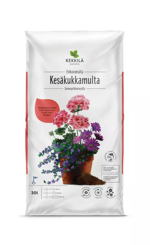 Kekkilän kesäkukkamulta 30l - Mullat - 6433000100625 - 1