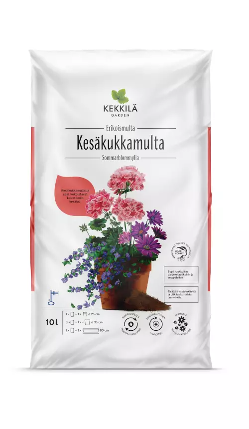 Kekkilän kesäkukkamulta 10l - Mullat - 6433000140348 - 1