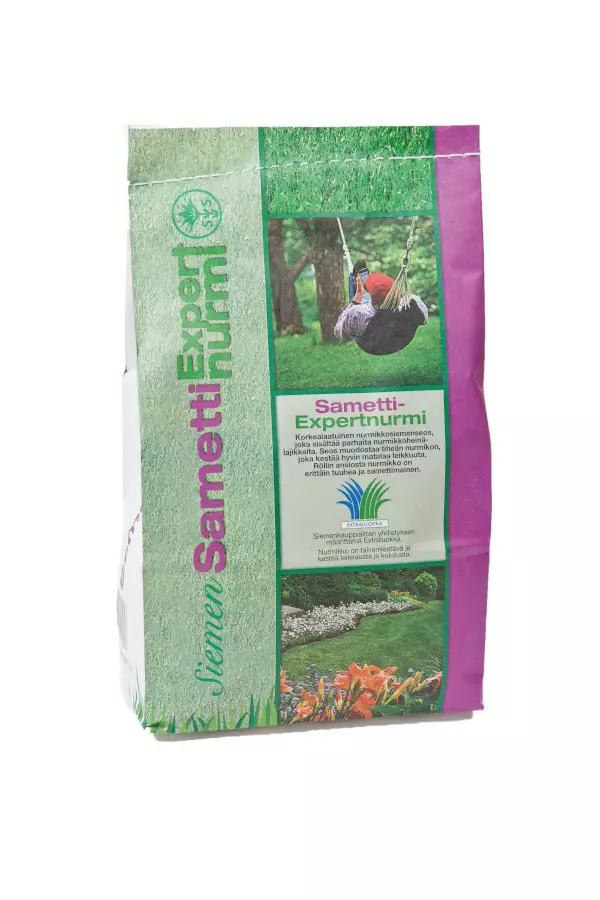 Sametti-expertnurmi 1kg - Nurmikon siemenet - 6415152800318 - 2