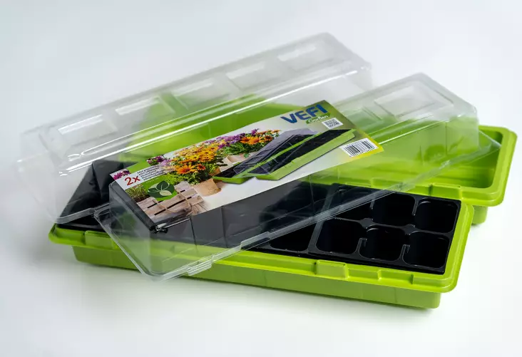 Esikasvatuslaatikko/minikasvihuone 2 kpl - Esikasvatus - 5902768766509 - 1